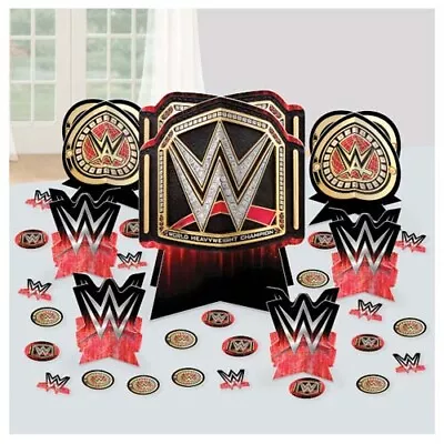 £7.85 • Buy WWE WRESTLING SMASH TABLE DECORATING KIT (27pc)~ Birthday Party Centerpiece Cena