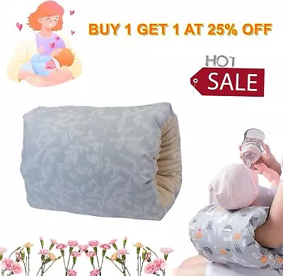 Baby Nursing Cozy Cradle Arm Pillow Breastfeeding Head Support Pillow 100%Cotton • £8.98