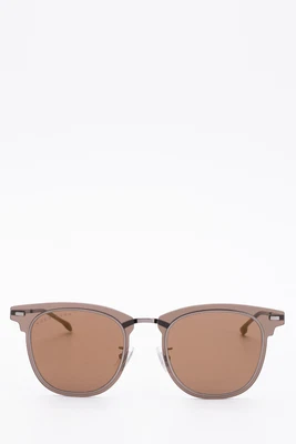 $11.69 • Buy RRP €260 BOSS HUGO BOSS 1144/F/S Butterfly Sunglasses Titanium Temples Tinten
