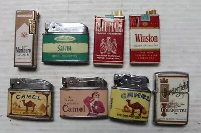 Various Cigarette Lighters (Camel Pall Mall Winston Etc.) • $10