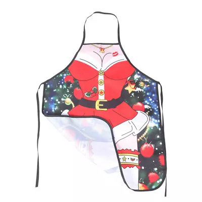 Santa Cartoon Christmas Cooking Apron For Ladies • £8.35