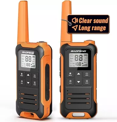 Long Range Walkie Talkie 2 Set 50 Mile Two Way Radio Charge Headset Waterproof • $38.89