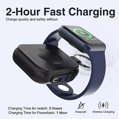 Portable Charger For  Watch Wireless Magnetic Fast Charging Suction Iwatch • $22.57