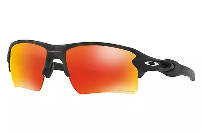 NEW OAKLEY Men's Flak 2.0 XL9188-86 Black Camo Prizm Ruby Sunglasses MSRP $194 • $123.49