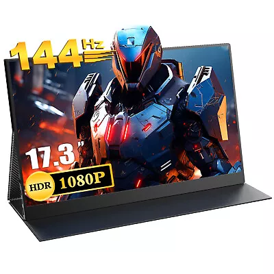 UPlays K8 17.3  144Hz Gaming Monitor Portable Monitor For Steam Deck Xbox One PS • $269.99