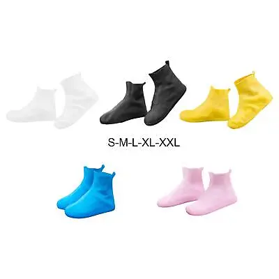 Rain Shoe Covers Galoshes Overshoes Rain Boots For Sports Hiking Travel • £9.22