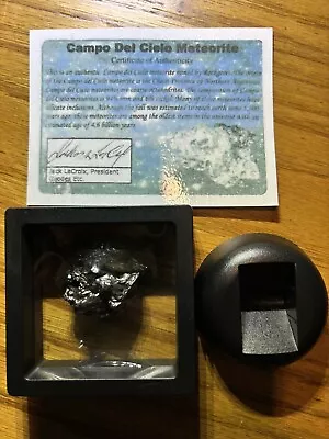 Meteorite It’s Over 1” Long With Display Case And Certificate Of Authenticity • $225