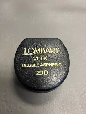 Lombart Volk 20-D Double Aspheric Lens-Good Condition! • $450