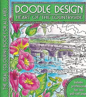 Heart Of The Countryside Colouring Book Doodle Design  Art Therapy New • £3.99