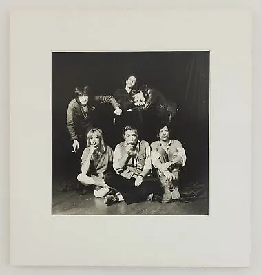 Milton Greene / Group Photograph With Keith Richards Signed • $500