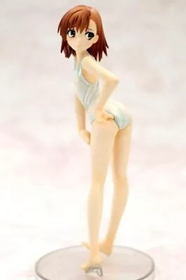 A Certain Scientific Railgun Misaka Mikoto White Swimsuit Anime Ver Figure Japan • $86.48