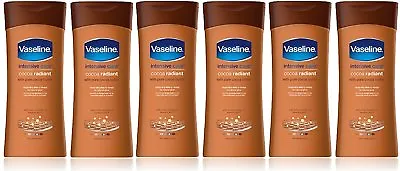 X6 Vaseline Intensive Care Cocoa Radiant Heals Dry Skin 200ML • £15.20