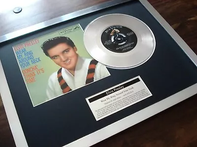 £84.99 • Buy Elvis Presley Wear My Ring Around Your Neck Platinum Disc 7  Single Record Award