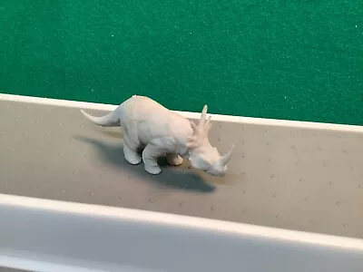 Vintage Marx 3.5  Grey Tyracosaurus Dinosaur Plastic Figure • $8