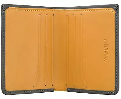 Visconti Slim Collection Clipper Leather Wallet RFID Blocking VSL41 • £18.99