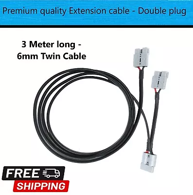 Double Adaptor 50 Amp Anderson Plug Extension Lead With 6mm Automotive Cable 3M • $33.50