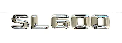 #1 Chrome Sl600 Fit Mercedes Rear Trunk Emblem Badge Nameplate Decal Numbers • $12.99