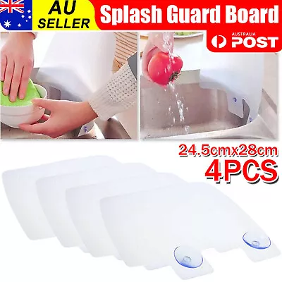 Splash Guard Board Water Washing Practical Prevent DIY Baffle Sink Kitchen Wash • $15.89