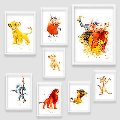 Lion King  Disney Cartoon Wall Art Poster Print Picture Home Kids A4 A3 • £3.49