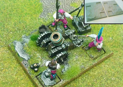 Wargames Artillery Movement Tray Base Cannon Mortar • $9.32