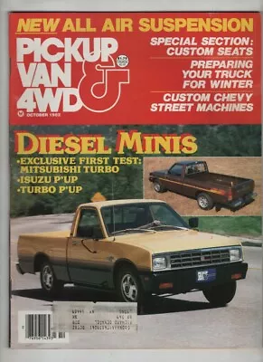 Pickup Van & 4WD Mag Diesel Minis Mitsubishi Turbo October 1982 051221nonr • $17.61