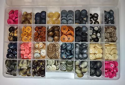 Assortment Of Sewing Buttons ~ Vintage ~ Modern ~ Unknown ~ U Pick • $4