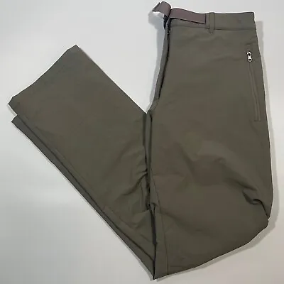 Rab Womens Vector Pants Polyamide Soft Shell Hiking Outdoor Green Gray Size 31 • $49.99