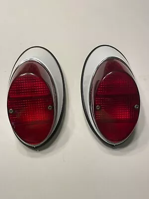Tail Light Assembly Red Left & Right Side Volkswagen VW Type1 Bug Beetle 62-67 • $120.30