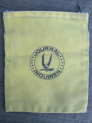 Vintage Journal Inquirer Newspaper Paper Boy Newsie Money Canvas Pouch Bag  • $25.99