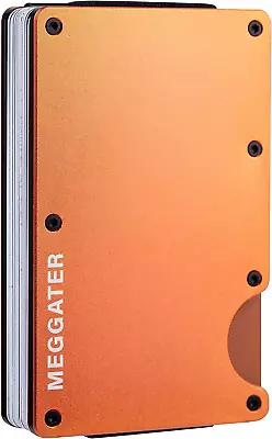 Megger Metal Card Holder Wallet - Simple Metal Wallet Credit Card Holder For Men • $38.75