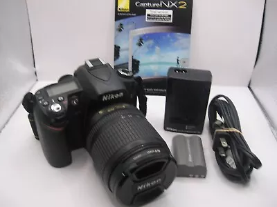 Nikon D90 12.3MP Digital SLR Camera Bundle- Black Tested And Working • $193.08