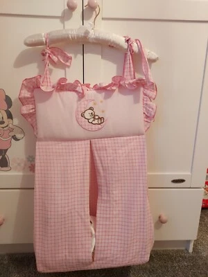 £1.99 • Buy Pink Bear On Moon Nappy Stacker  Holder Storage. 