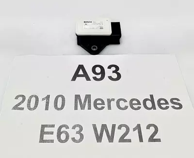✅ 2010-2013 OEM Mercedes W212 E63 AMG Yaw Rate Acceleration Speed Sensor • $27.85