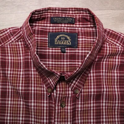 $20.16 • Buy Vintage BD Baggies Button Down Shirt Men's 4X Tall Multicolor Plaid