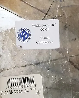 2 Lbs WISMACH GLASS - 3 -4  CLEAR FUSIBLE SCRAP GLASS 90 COE Compatible • $9