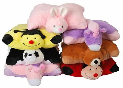 Soft Cushion Pet Pillows Cuddle Buddy Animal Pillow Unicorn Ladybird Bumble Bee • £6.99