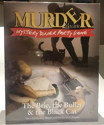 Murder A La Carte Mystery Dinner Party Game Kit  Brie Bullet & The Black Cat  • $12.45