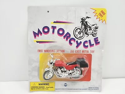 Vintage Motorcycle Die Cast Metal Toy Free Wheeling Action Clothing Promo  • $11.99