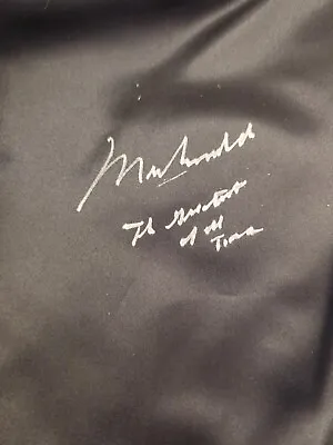 Muhammad Ali Signed Trunks With Greatest Of All Time Inscription JSA Loa • $3500