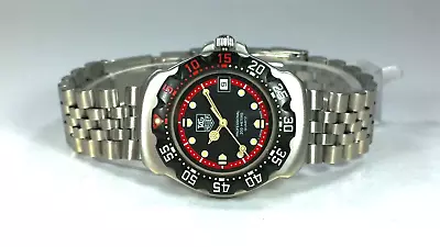 TAG Heuer Formula 1 F1 Gents Watch With Black & Red Dial With Date And Box • £295