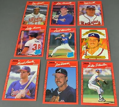 1990 Donruss Atlanta Braves MLB Baseball Trading Cards - Your Choice • $1.09