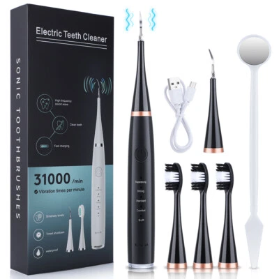 $8.95 • Buy Ultrasonic Tooth Cleaner Electric Plaque Dental Calculus Remover Dental Cleaning