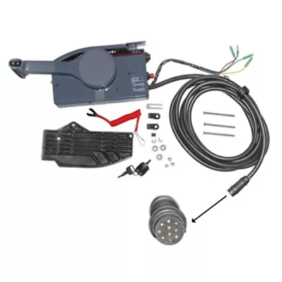 Yamaha F15 To F225HP Remote Control Box Ig Key&TT Swich Harness 703-48207-21-00 • $272