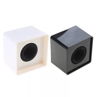 Cube Square Box Microphone Logos Station Flags Portable Holder • $7.52