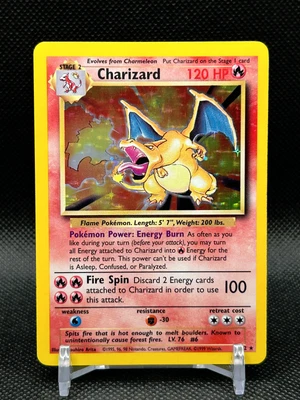 $275 • Buy Pokemon Card - Charizard - Base Set 4/102 Holo Rare 1999
