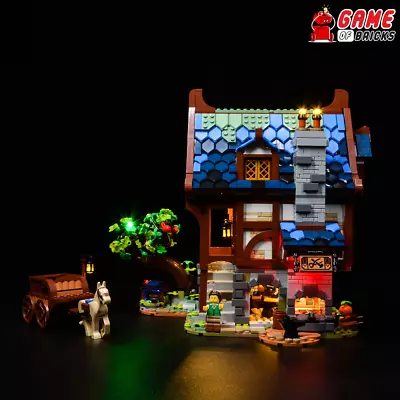 LED Light Kit For Medieval Blacksmith - Compatible With LEGO® 21325 (Standard) • $32.99