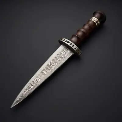 Dagger Custom Hand Forged Knife/Damascus Dagger/Hunting Knife/Viking Knife • $135