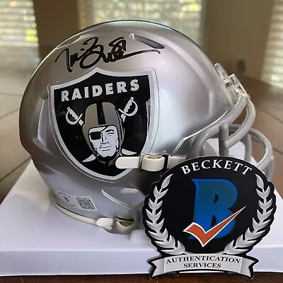 Tim Brown Signed Autographed Los Angeles Raiders Mini Helmet Beckett Oakland • $99