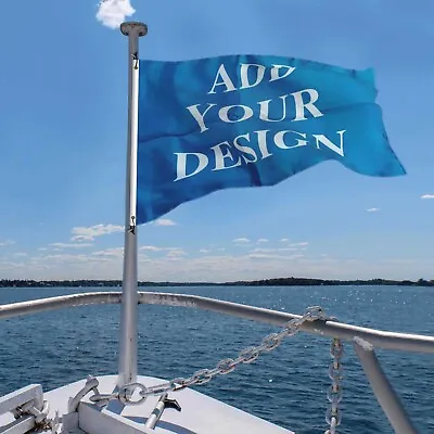 Bagetu Custom Small Flags Personalized Boat Flag Customizable Flag Printing • £43.34