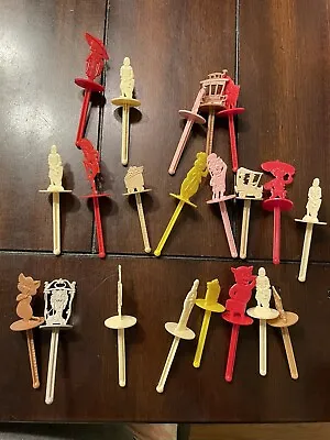 Vintage 1960’s Buried Treasure Ice Cream Sticks Lot Of 21 • $30